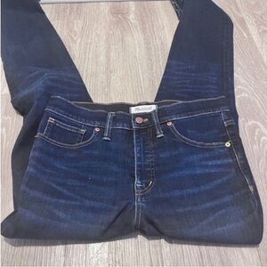 Madewell Dark Blue Skinny Jeans